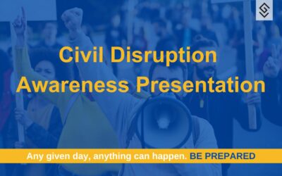 Civil Disruption BE PREPARED Presentation