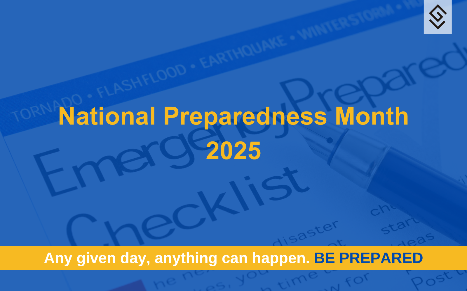 National Preparedness Month September 2025